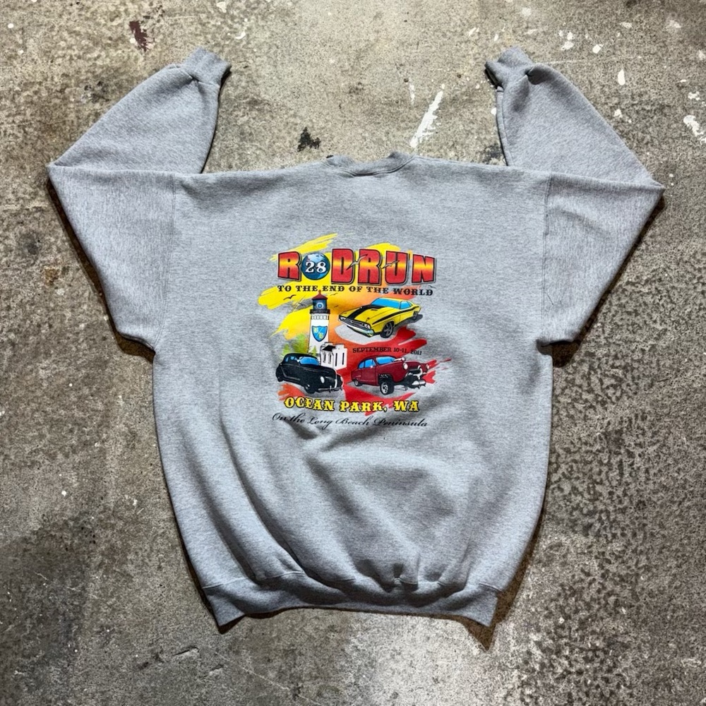 Gray Graphic Men's Sweater